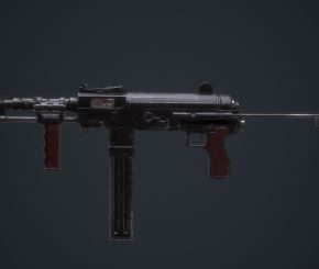 【CG作品】submachine gun 冲锋枪