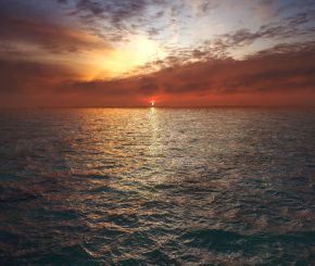 Max+PhoenixFD(凤凰流体) 制作写实夕阳下的大海