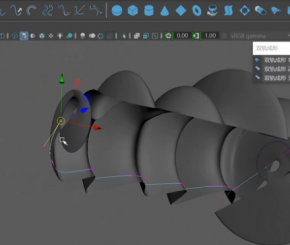 讲解maya2016双轨成形工具的使用方法