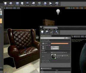 3ds max substance painter Unreal Engine沙发制作全流程教学