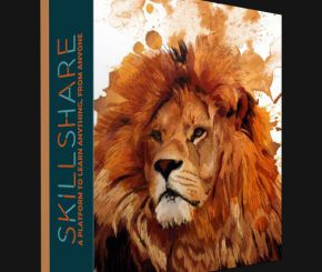 狮子绘制教程SKILLSHARE – WORKSHOP ON MULTI-MEDIA DIGITAL ART – CREATE A MAJESTIC LION