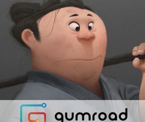 Momo Character Rendering for Animation 2