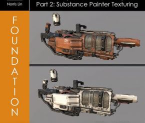 Substance科幻武器贴图制作教程 Gumroad – 3D Concept Production Pipeline Part 2 – Substance Painter Texturing with Norris Lin