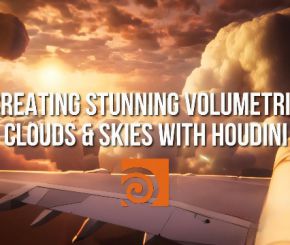 Houdini体积云天空特效教程 CGCircuit – Creating Stunning Volumetric Clouds & Skies with Houdini