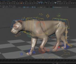 Maya四足动物绑定动画教程 Creating a Quadruped Rig For Production