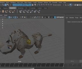 Maya犀牛斑马老虎建模教程 Udemy – Maya Practical – 3D Animal and Character Modeling Mastery