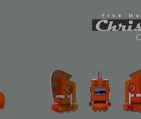  Christine Care Bot 3d model