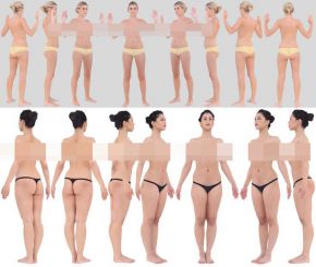 Triplegangers - 3D male and female scan models
