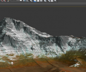  影视级高精度写实山体模型场景 雪山场景 2k高分辨率纹理贴图 带法线凹凸 层次感强烈