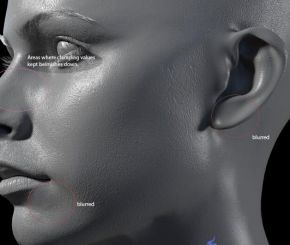 【xyz置换贴图】超级静帧类人类皮肤反照置换贴图合辑1.5G