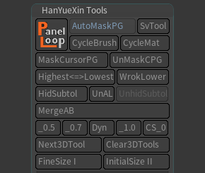 zbrush2018   HanYueXin Tools