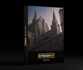 Kitbash3D-GOTHIC哥特建筑