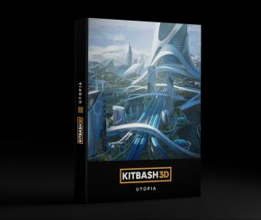 Kitbash3D-UTOPIA未来科幻建筑