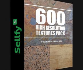 600张高清无缝贴图Texture Pack - 600 High Resolution Textures + Seamless