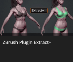 【Zbrush插件】Extract+