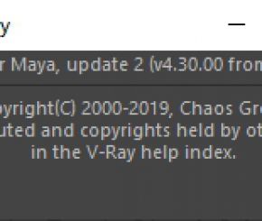 Vray4.3 for maya2018