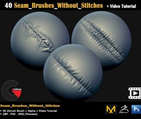 40 Seam Brushes Without Stitches