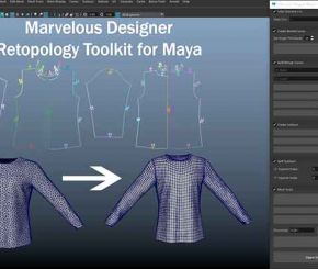 Marvelous Designer Retopology Toolkit