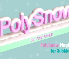 3DS MAX雪覆盖模拟插件PolySnow