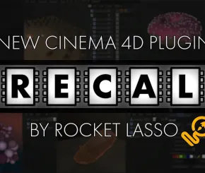 C4D模型物体烘焙储存还原插件 RocketLasso Recall v1.0