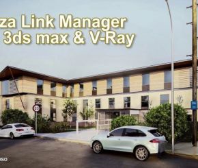 3DS MAX BIM/CAD模型导入实时更新插件 Mirza Link Manager v2.5.8 for 3ds Max 2015-2023
