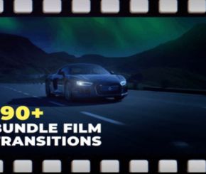AE模板-190组电影胶片滑动视频转场 Film Bundle Transitions