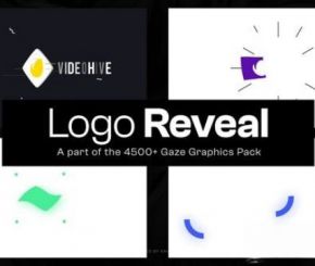 AE模板-10组扁平化图形Logo动画 10 Logo Reveals