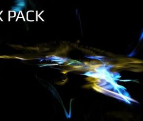 AE模板-7组流动粒子特效素材 Smoke Particles VFX Pack 1