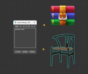 3DS MAX多模型导入合并插件 Smart Merge V2.10 For 3ds Max 2016-2024