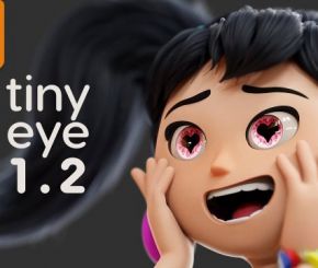 Blender眼睛眼球程序化资产预设 Tiny Eye V1.3