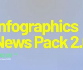 AE模板+PR预设-新闻信息数据图表动画 News Infographics Pack