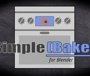 Blender PBR材质贴图烘焙插件 SimpleBake V3.5.7 + V1.1.3 – Simple Pbr And Other Baking In Blender