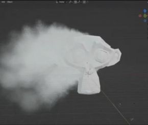 Blender模型烟雾散布插件 Smoke Scatter v1.2.0
