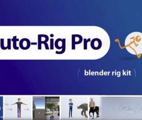 三维人物自动绑定插件 Blender Market – Auto-Rig Pro V3.69.35 +Rig Library预设库 + Quick Rig V1.26.29