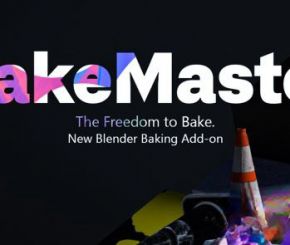 Blender贴图烘焙插件 Bakemaster Full V2.6.0