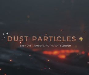 Blender灰尘粒子动画资产预设 Dust Particles Pro V1.1