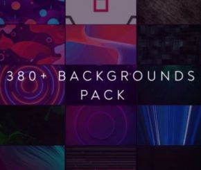AE模板-380组循环背景动画素材 380+ Backgrounds Pack