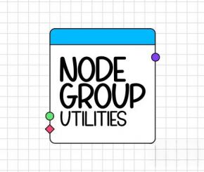 Blender节点编辑器插件 Node Group Utilities V2.0