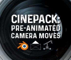 Blender摄像机运动预设插件 Cinepack V4 – Pre-Animated Camera Moves 2024