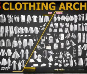 衣服夹克背包服装3D模型 Artstation – 155 Jeff Clothing Archive