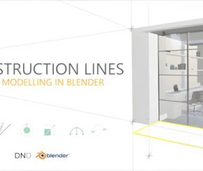 Blender仿CAD建模插件 Construction Lines v0.9.6.9.1 – Accurate Cad Modelling Add-On For Blender