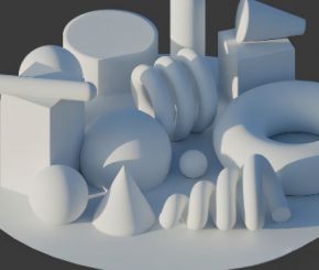 Blender基础三维模型资产预设 Blender Parametric Primitves