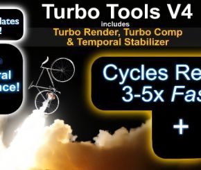 Blender快速渲染插件 Turbo Tools V4.1.0 + V3.1.0