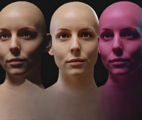 Blender真实皮肤着色器插件 Dermis Shader V1.1 – A Multi-Level Sss Principled Shader For Cycles