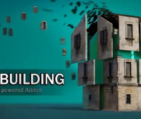 Blender建筑楼房自动生成插件+资产预设 Auto-Building v1.2.3 + Assets