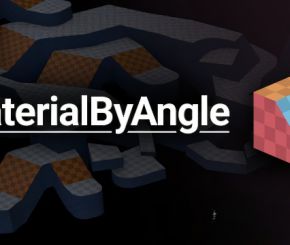 Blender模型表面自动赋予材质插件 materialByAngle V1.0.0