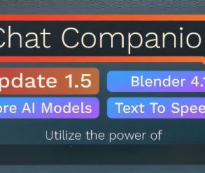 Blender智能AI问答插件 Chat Companion V1.5.2