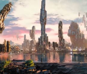 Blender科幻世界机械建筑场景3D模型 CG Geek – Sci-fi World Mechanical Building Scene