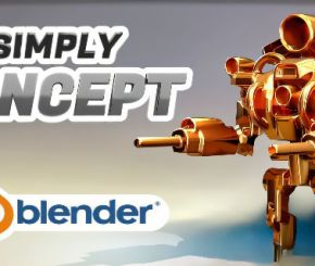 Blender抽象概念模型建模插件 Simply Concept V3.3 + V2.5.1 +使用教程