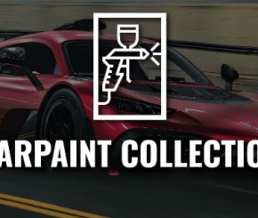 Blender 180组车漆材质着色器资产预设 CarPaint Collection